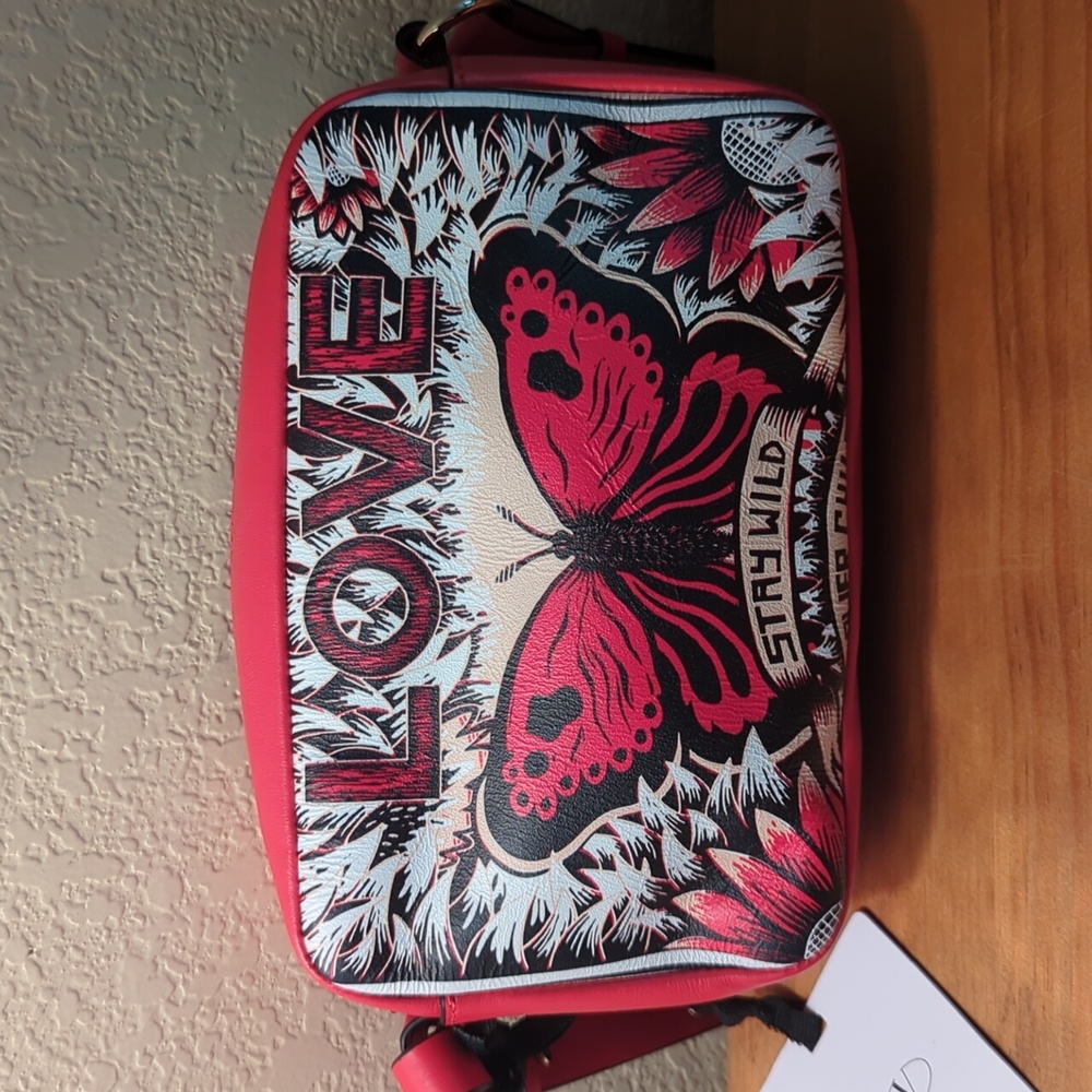 NWT Valentino Red Love Stay Wild purse